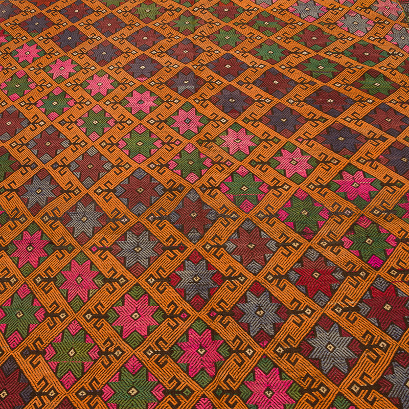 Vintage Anatolian Jijim Rug - 5' 3" x 8' 2" (63" x 98") - K0085563