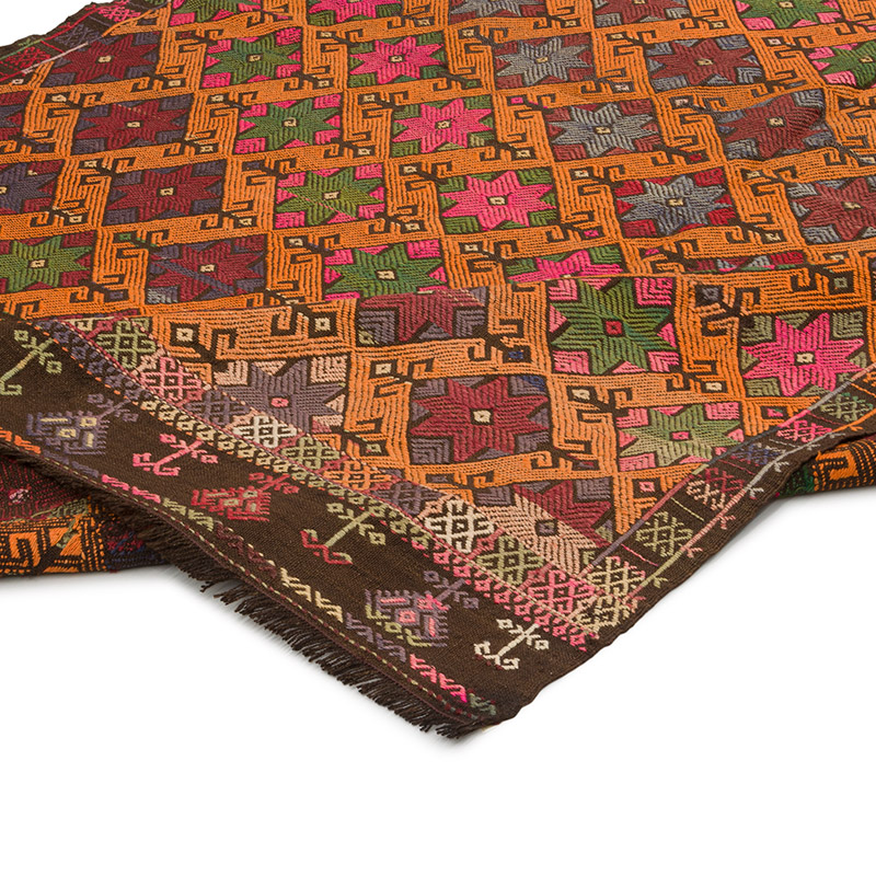 Vintage Anatolian Jijim Rug - 5' 3" x 8' 2" (63" x 98") - K0085563