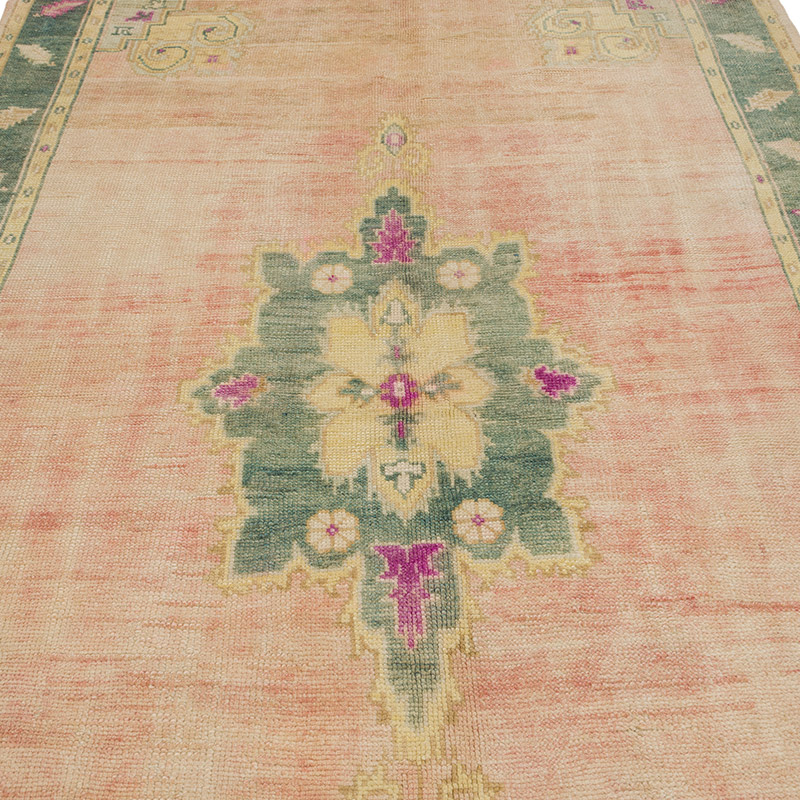 Vintage Turkish Hand-Knotted Rug - 5' 11" x 9' 1" (71" x 109") - K0085569