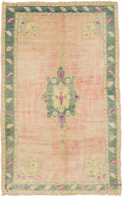 Alfombra Vintage Turca Anudada a Mano
