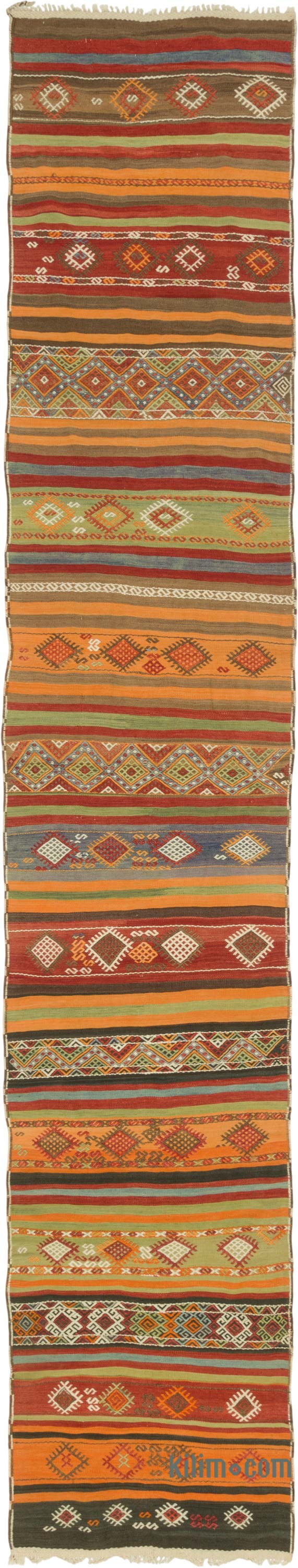 Sivas Kilim Yolluk - 88 cm x 465 cm - K0085571