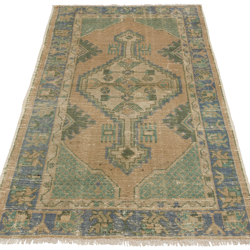 El Dokuma Vintage Halı - K0085579