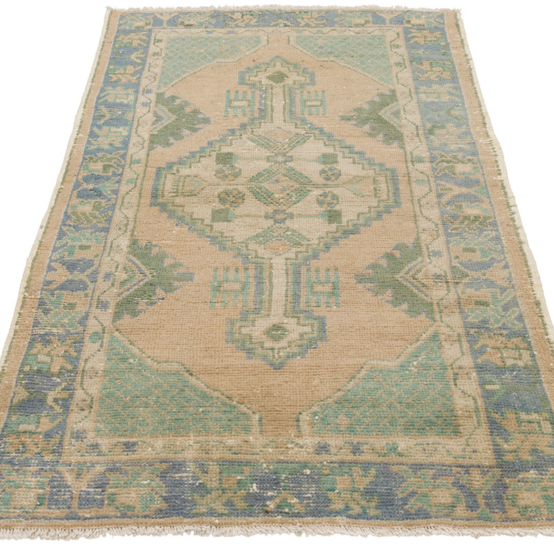 El Dokuma Vintage Halı - K0085579