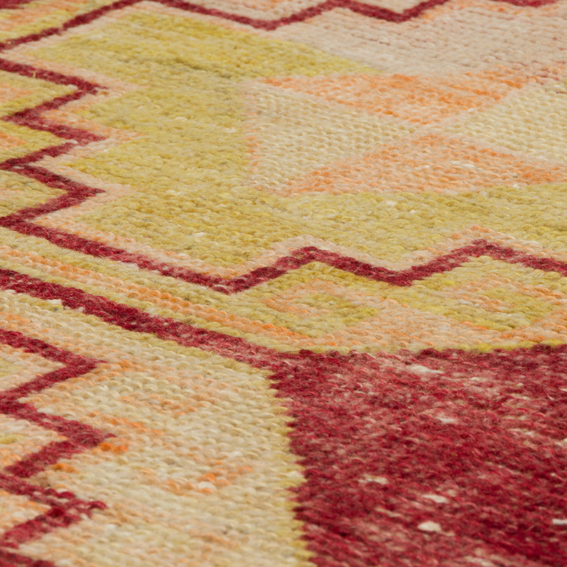 Alfombra Vintage Turca Anudada a Mano - 77 cm x 142 cm - K0085580