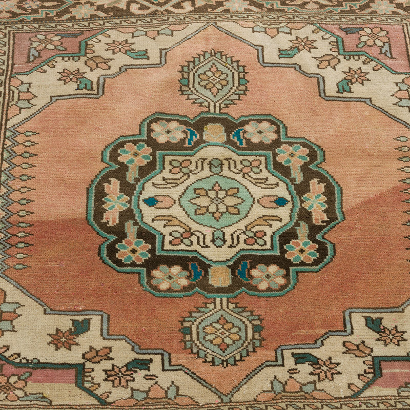 El Dokuma Vintage Halı - K0085581