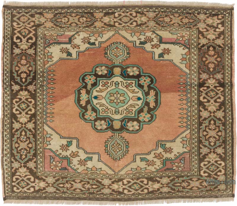 El Dokuma Vintage Halı - K0085581