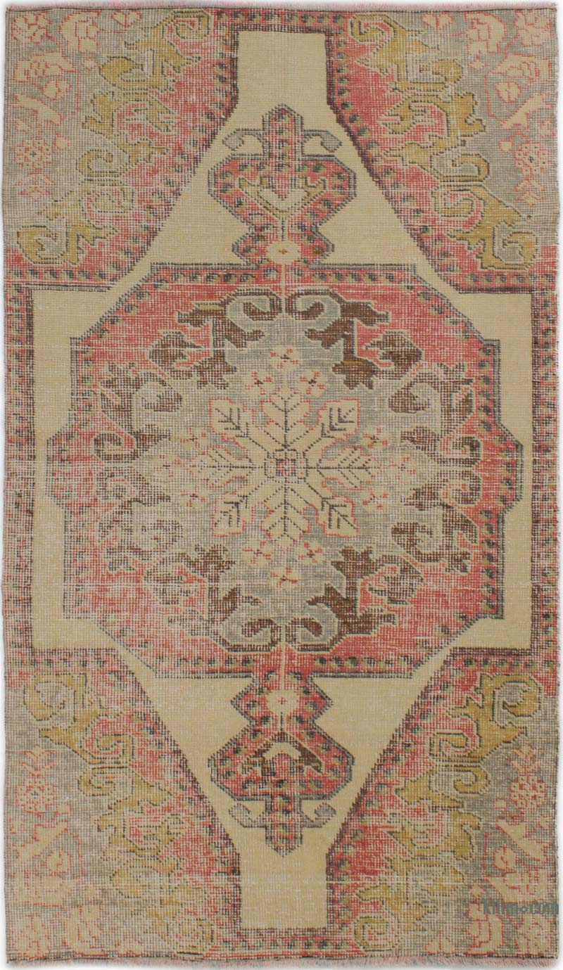 El Dokuma Vintage Halı - K0085583
