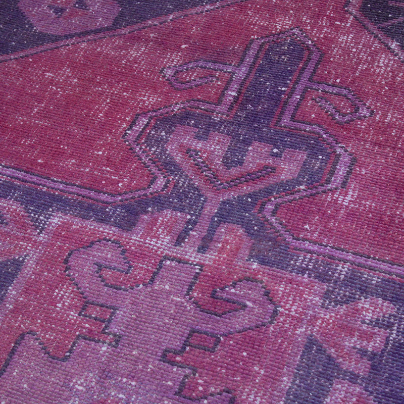 Alfombra Turca Vintage Sobre-teñida - K0085584
