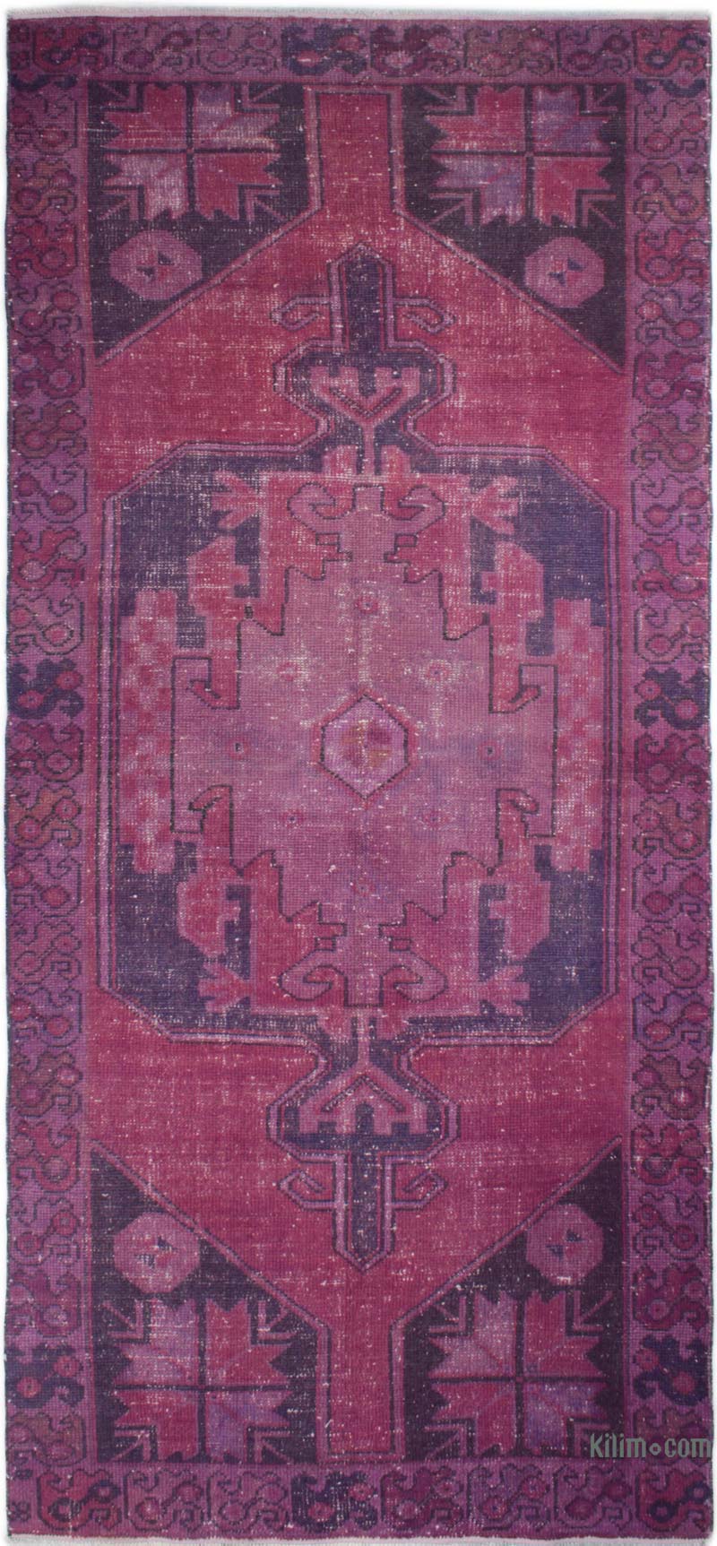 Alfombra Turca Vintage Sobre-teñida - K0085584