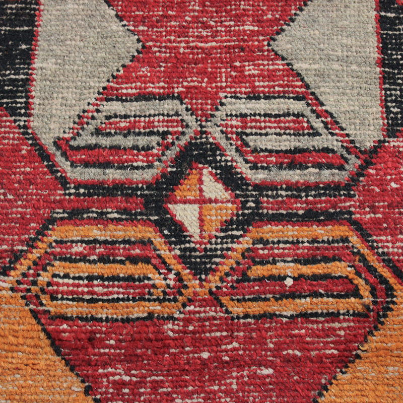 Alfombra Vintage Turca Anudada a Mano - K0085585