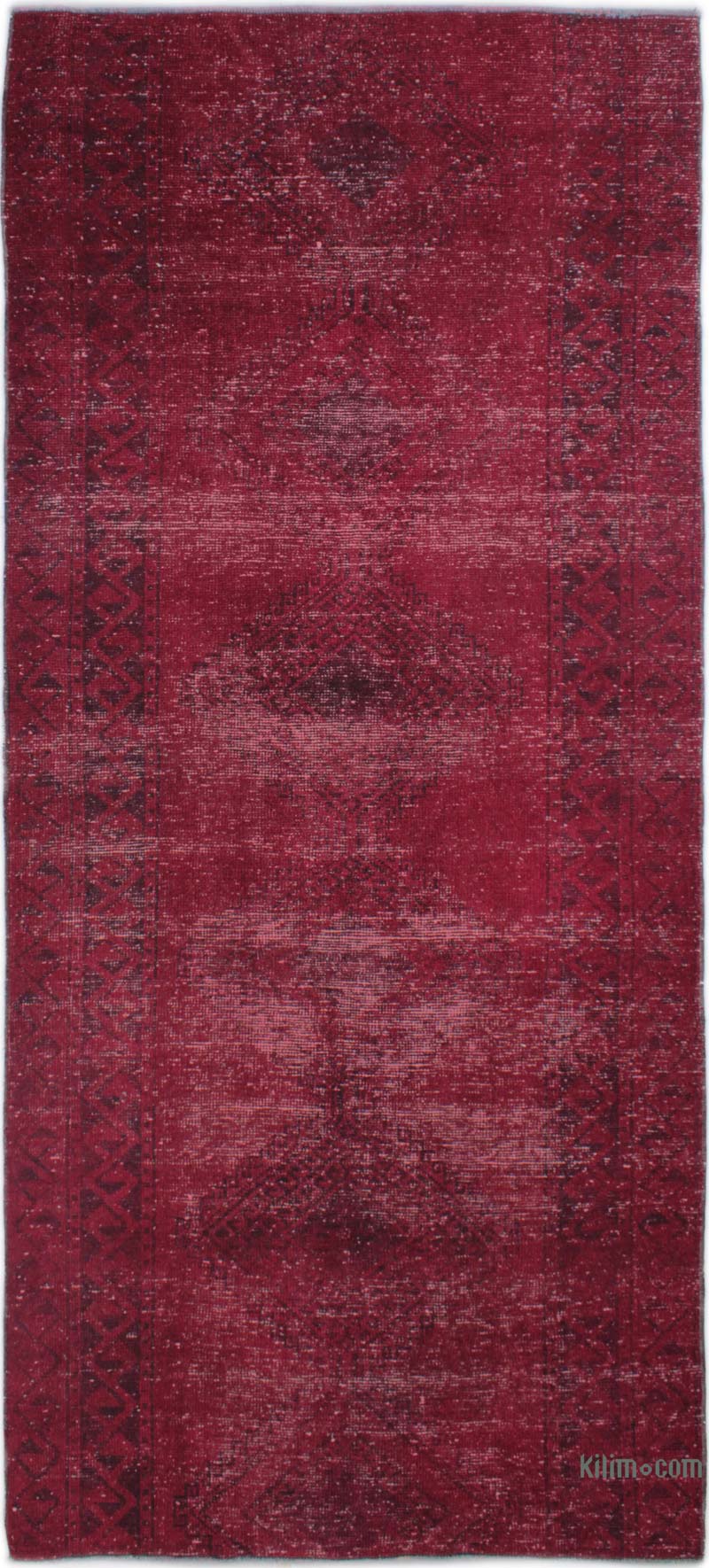 Boyalı El Dokuma Vintage Halı - K0085586
