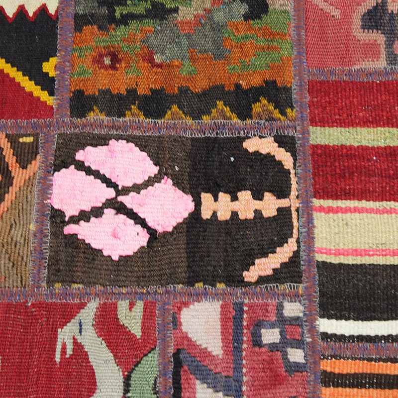 Patchwork Kilim Rug - 4' 2" x 6' 2" (50" x 74") - K0085594