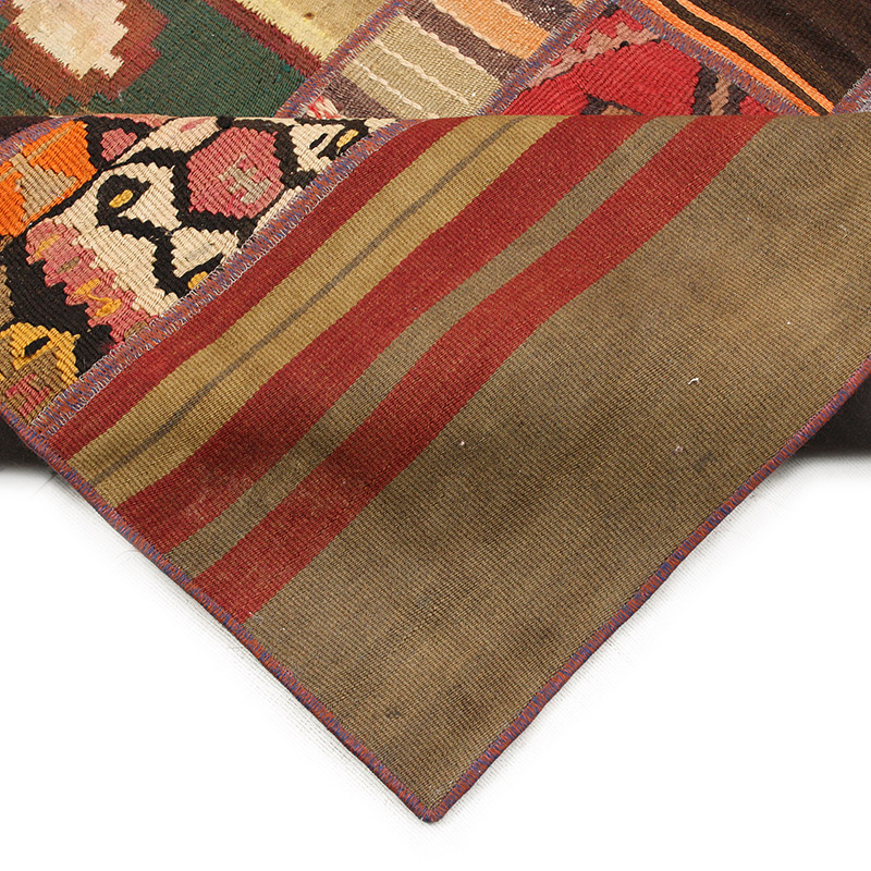 Patchwork Kilim Rug - 4' 2" x 6' 2" (50" x 74") - K0085594
