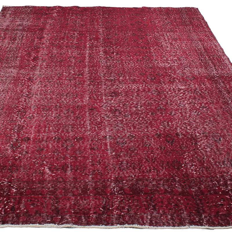 Boyalı El Dokuma Vintage Halı - K0085595