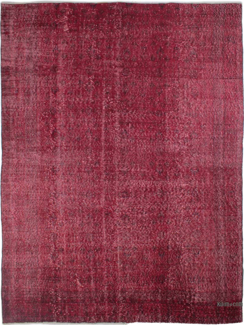 Boyalı El Dokuma Vintage Halı - K0085595