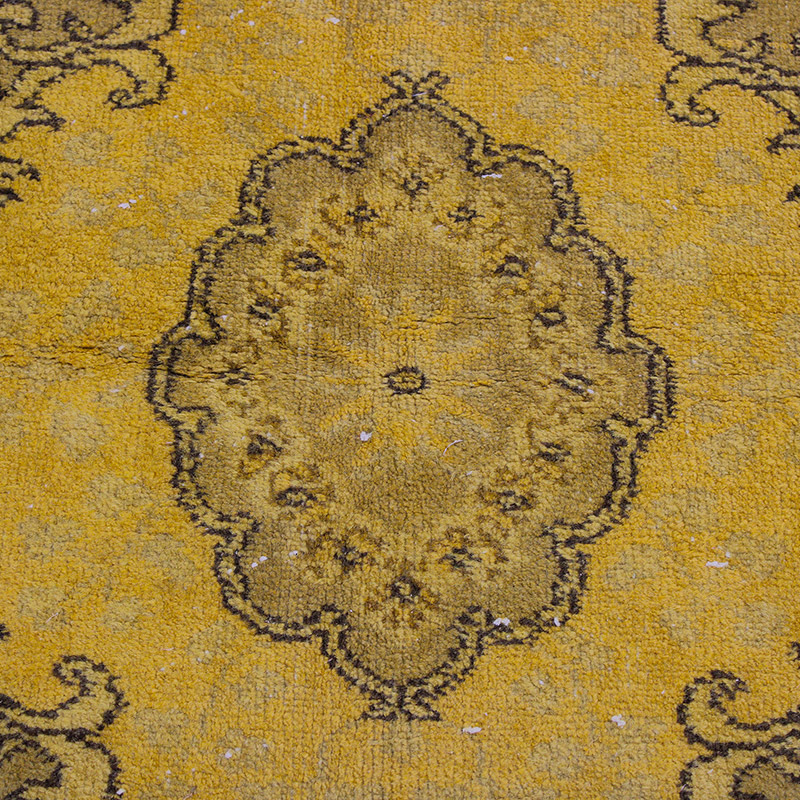 Alfombra Turca Vintage Sobre-teñida - K0085597