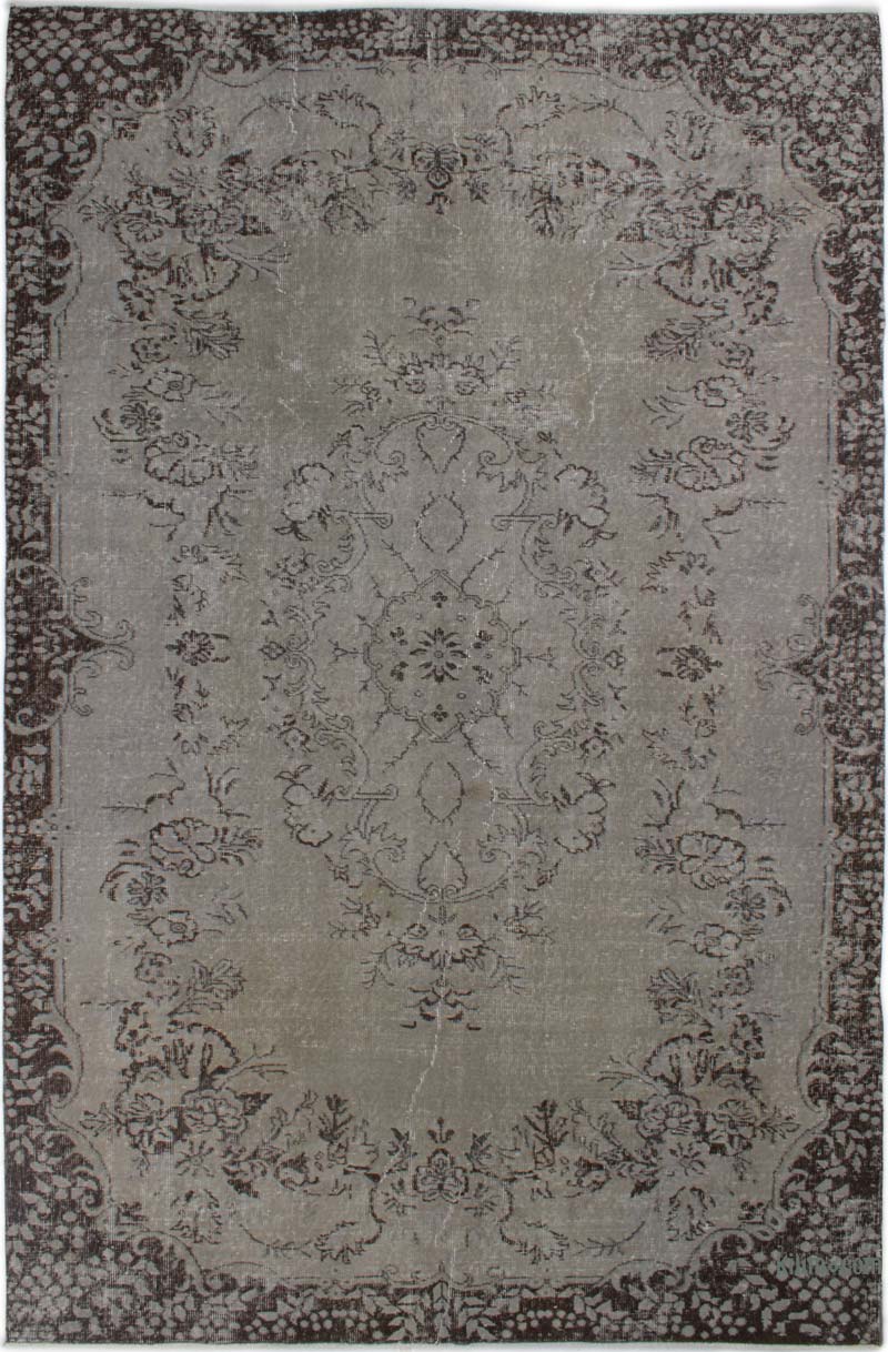 Boyalı El Dokuma Vintage Halı - 183 cm x 283 cm - K0085598