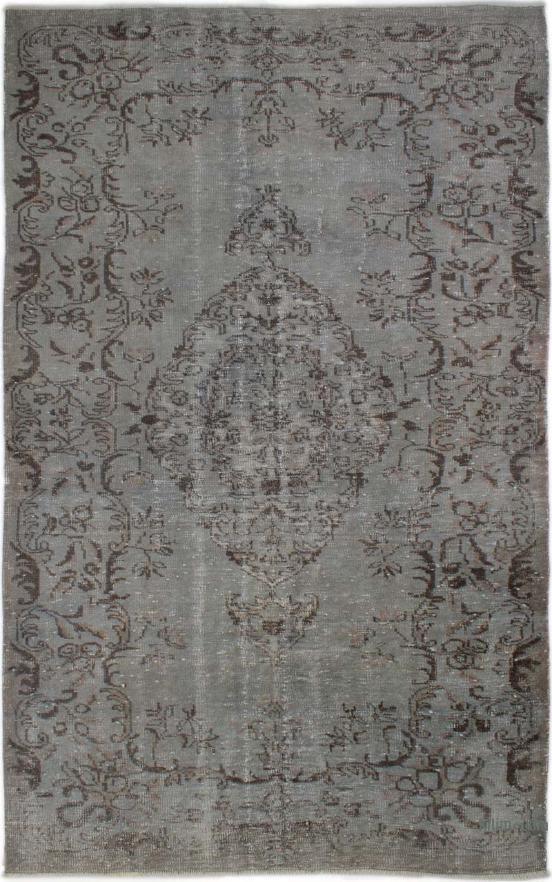 Boyalı El Dokuma Vintage Halı - K0085599