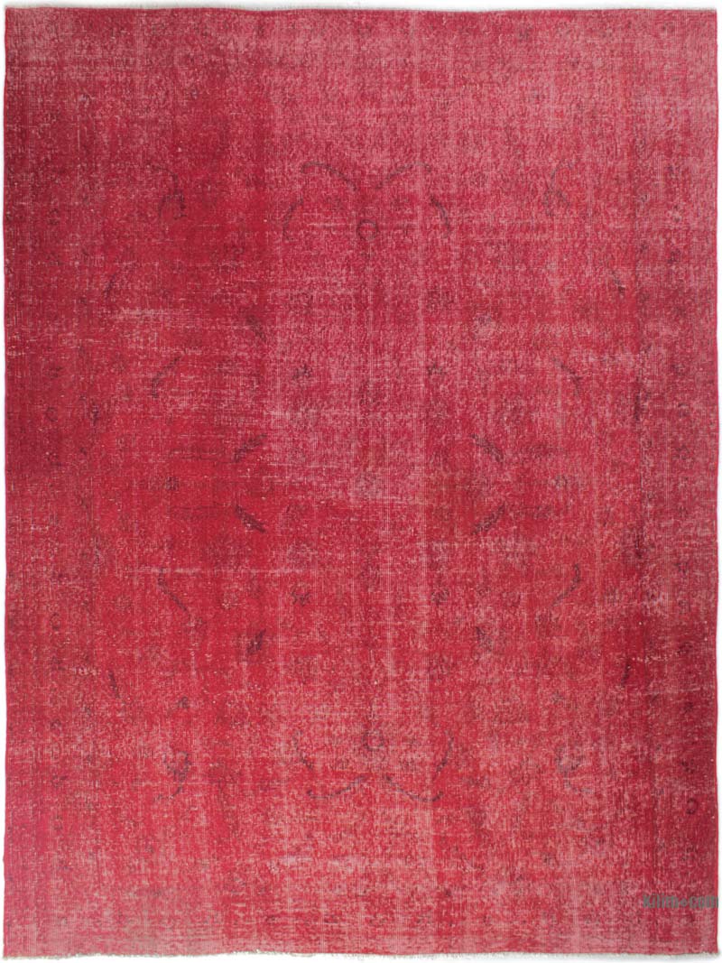 Boyalı El Dokuma Vintage Halı - K0085600