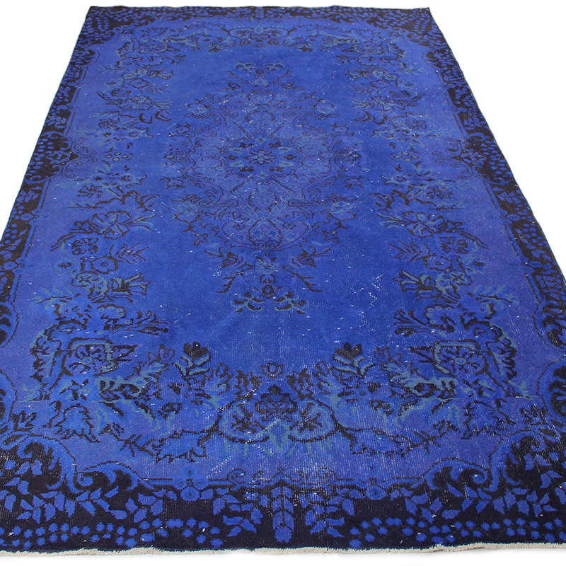 Alfombra Turca Vintage Sobre-teñida - K0085601