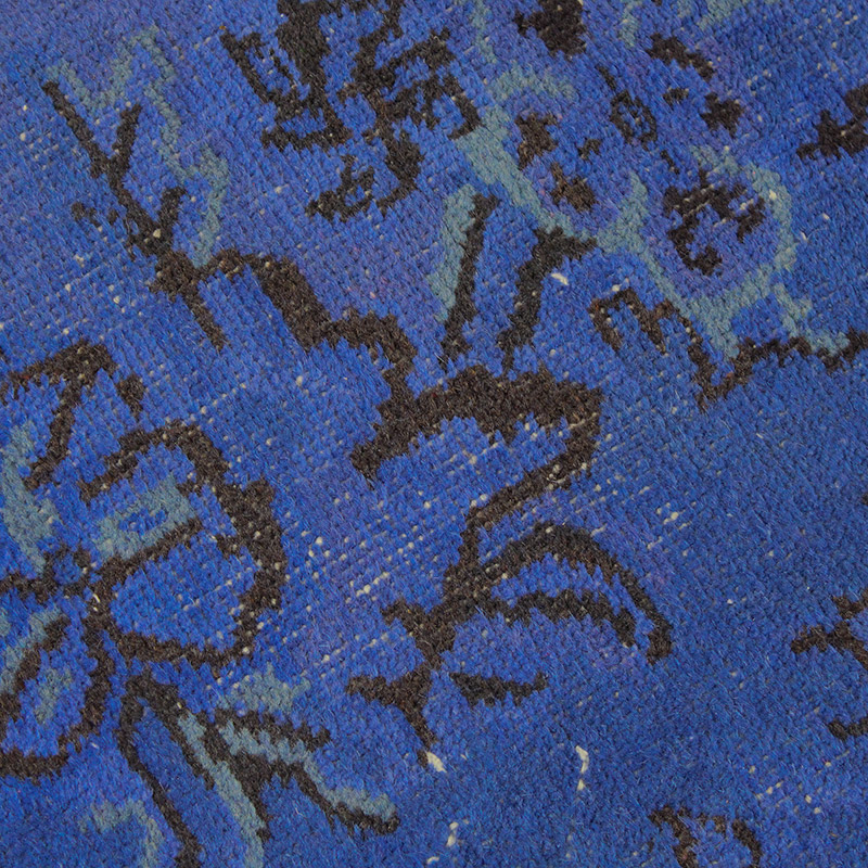Alfombra Turca Vintage Sobre-teñida - K0085601