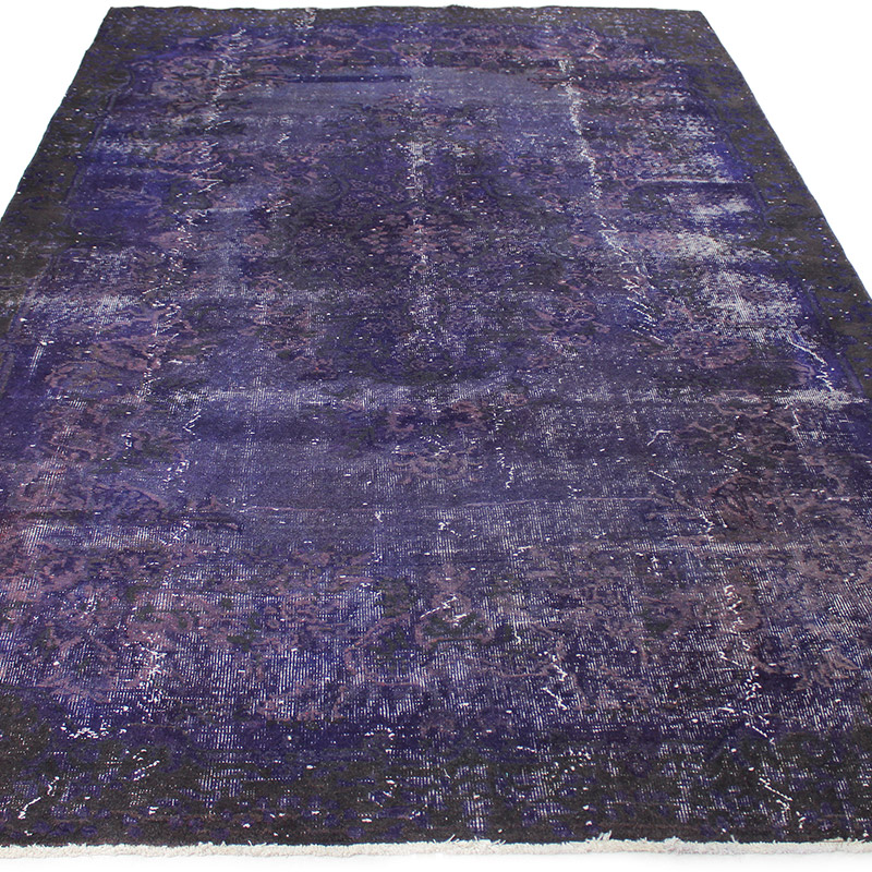 Boyalı El Dokuma Vintage Halı - K0085603