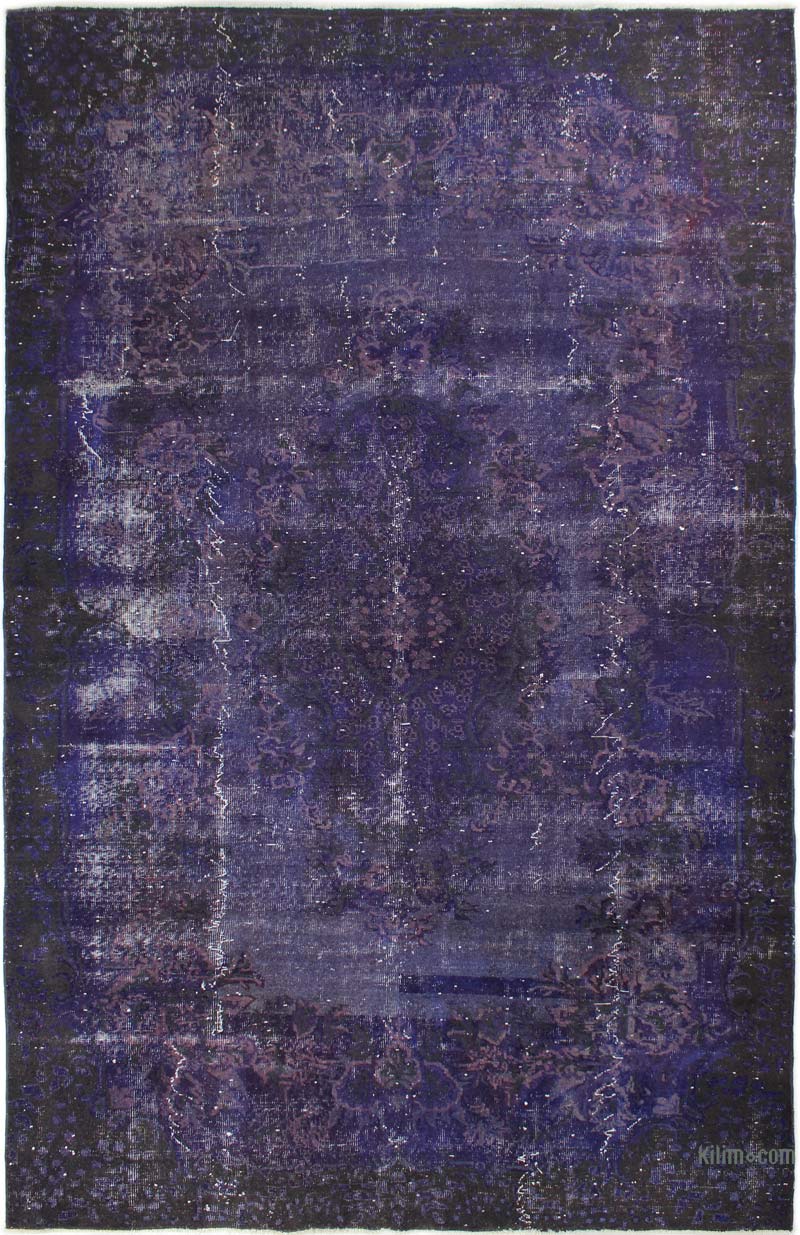 Boyalı El Dokuma Vintage Halı - K0085603