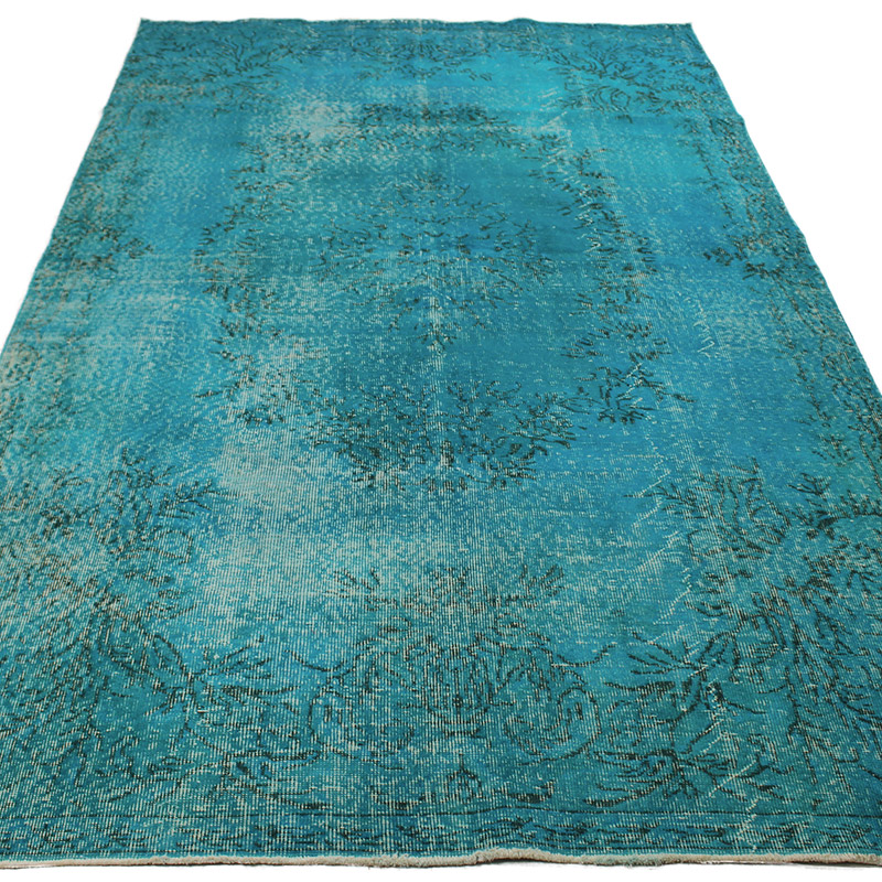 Boyalı El Dokuma Vintage Halı - K0085605