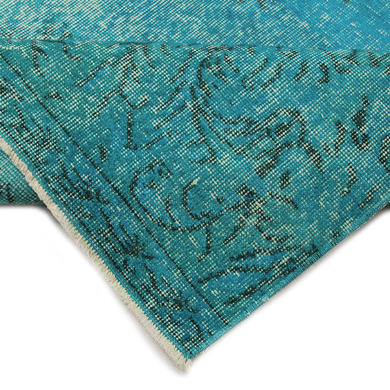 Boyalı El Dokuma Vintage Halı - K0085605