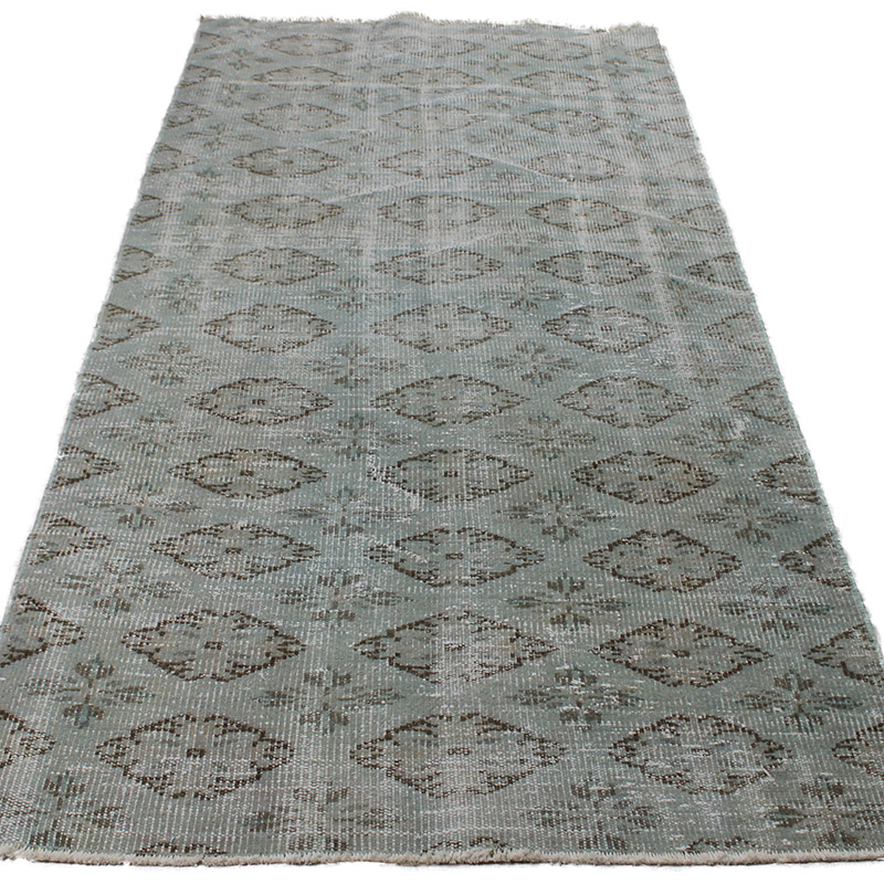 Boyalı El Dokuma Vintage Halı - K0085607