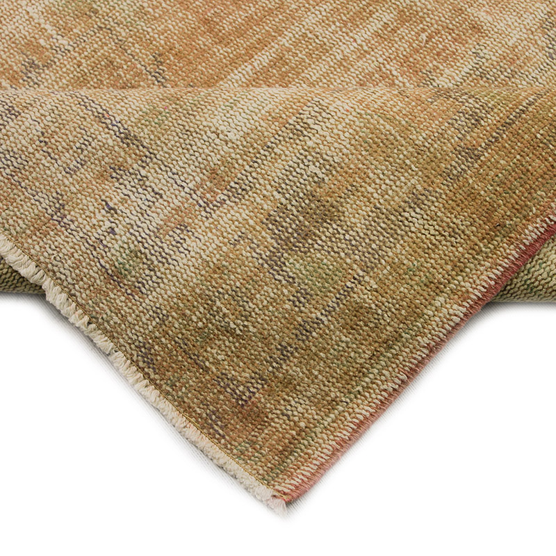 Over-dyed Vintage Hand-Knotted Turkish Rug - 6' 6" x 9' 10" (78" x 118") - K0085609