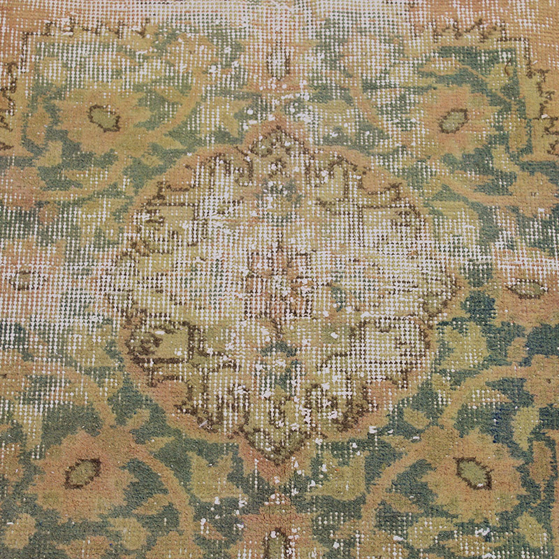 Over-dyed Vintage Hand-Knotted Turkish Rug - 4' 11" x 8' 7" (59" x 103") - K0085610