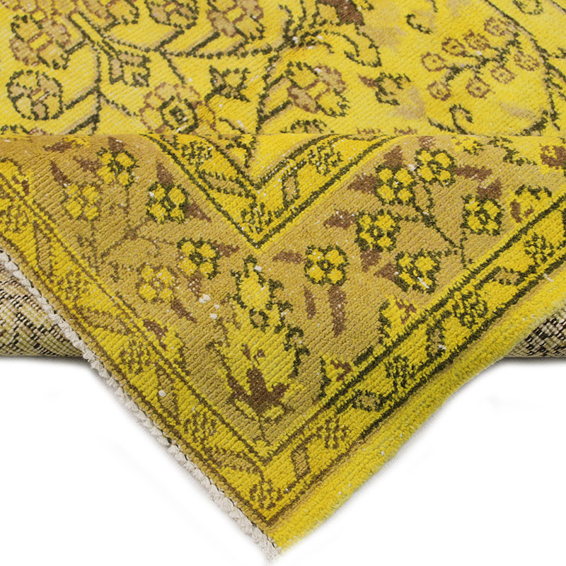 Alfombra Turca Vintage Sobre-teñida - K0085611
