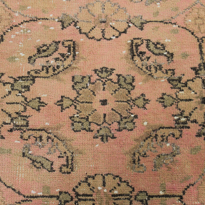 Over-dyed Vintage Hand-Knotted Turkish Rug - 5' 8" x 8' 9" (68" x 105") - K0085612