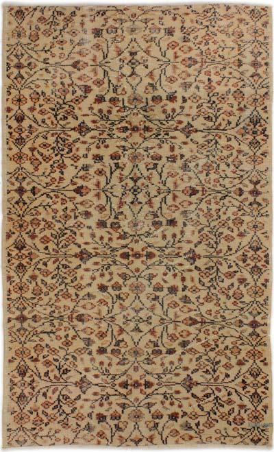 Vintage Turkish Hand-Knotted Rug - 3' 10" x 6' 3" (46" x 75")