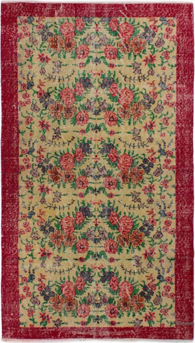 Vintage Turkish Hand-Knotted Rug - 3' 7" x 6' 5" (43" x 77")