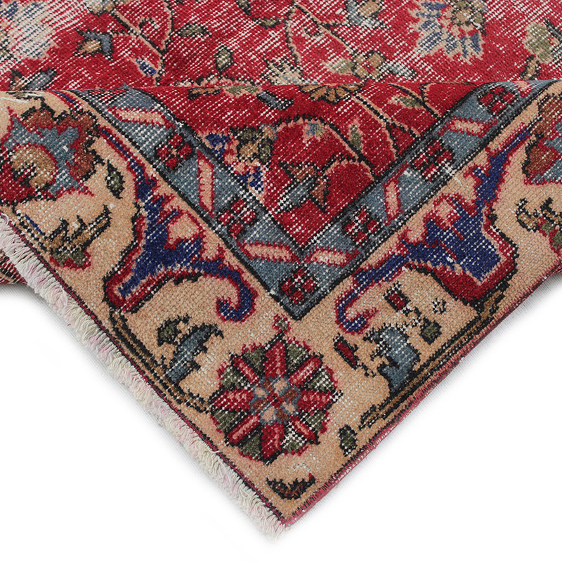 Vintage Turkish Hand-Knotted Rug - 4' 10" x 8'  (58" x 96") - K0085618