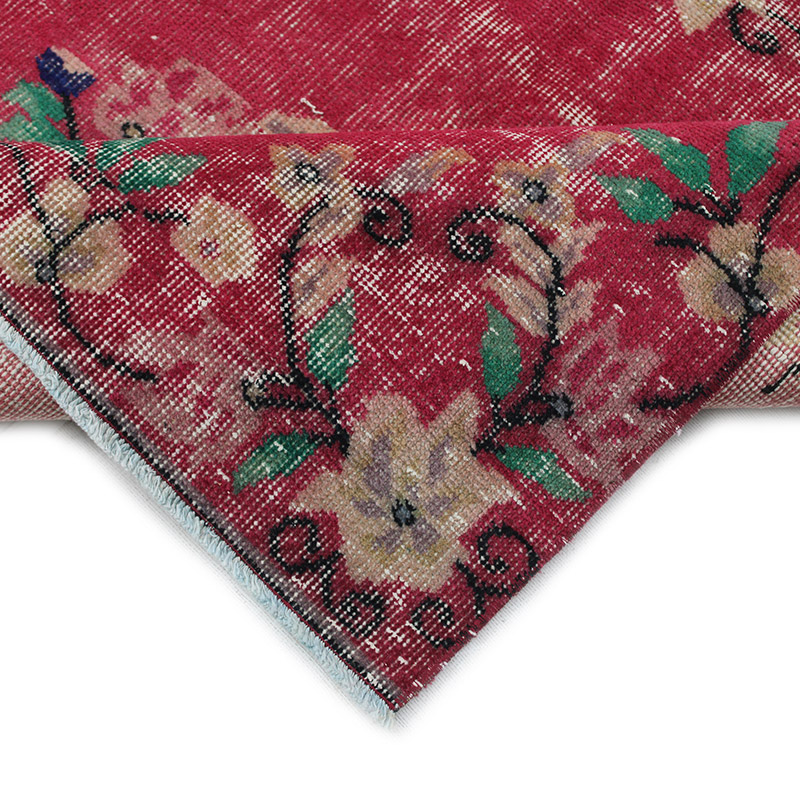 Vintage Turkish Hand-Knotted Rug - 3' 9" x 7' 1" (45" x 85") - K0085619