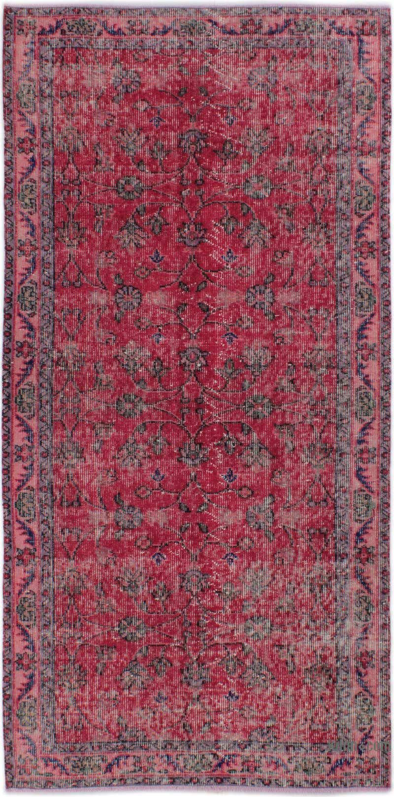 Vintage Turkish Hand-Knotted Rug - 3' 2" x 6' 6" (38" x 78") - K0085620