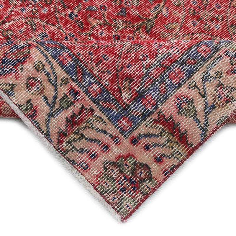 Alfombra Vintage Turca Anudada a Mano - K0085623
