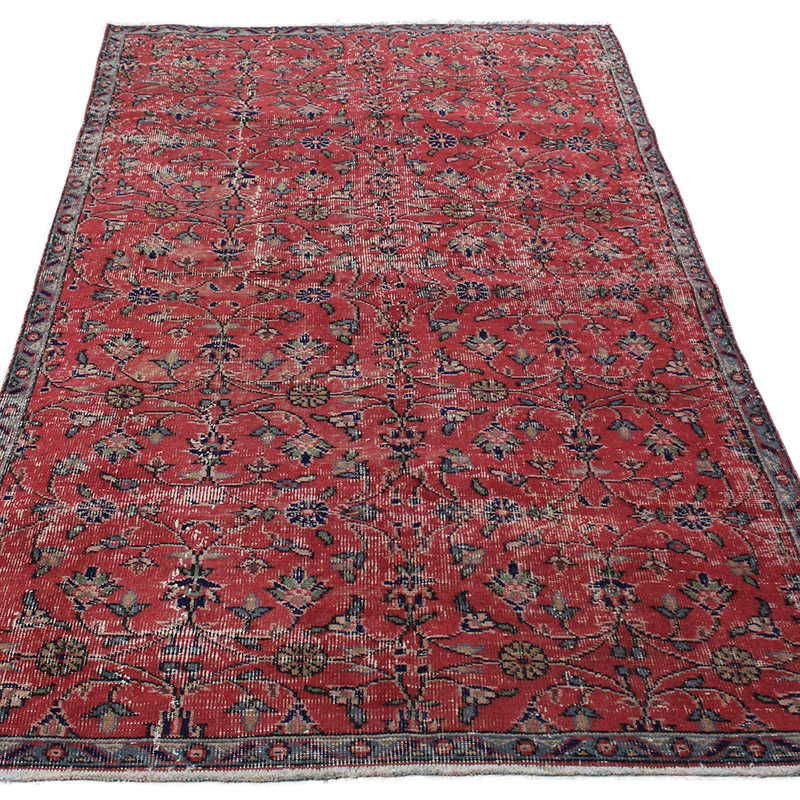 El Dokuma Vintage Halı - K0085624