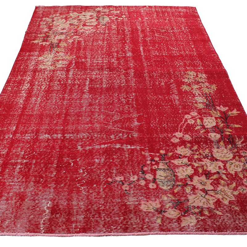 Alfombra Vintage Turca Anudada a Mano - K0085630
