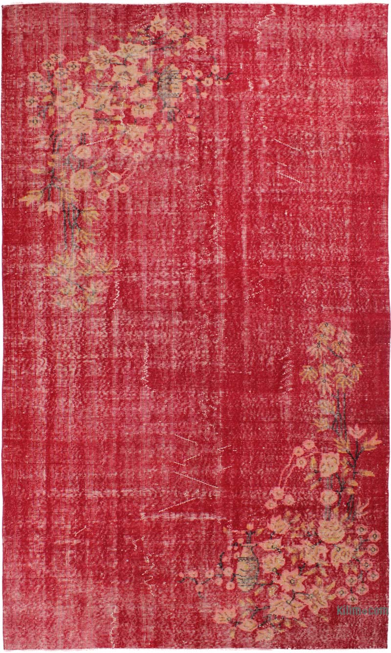Alfombra Vintage Turca Anudada a Mano - K0085630