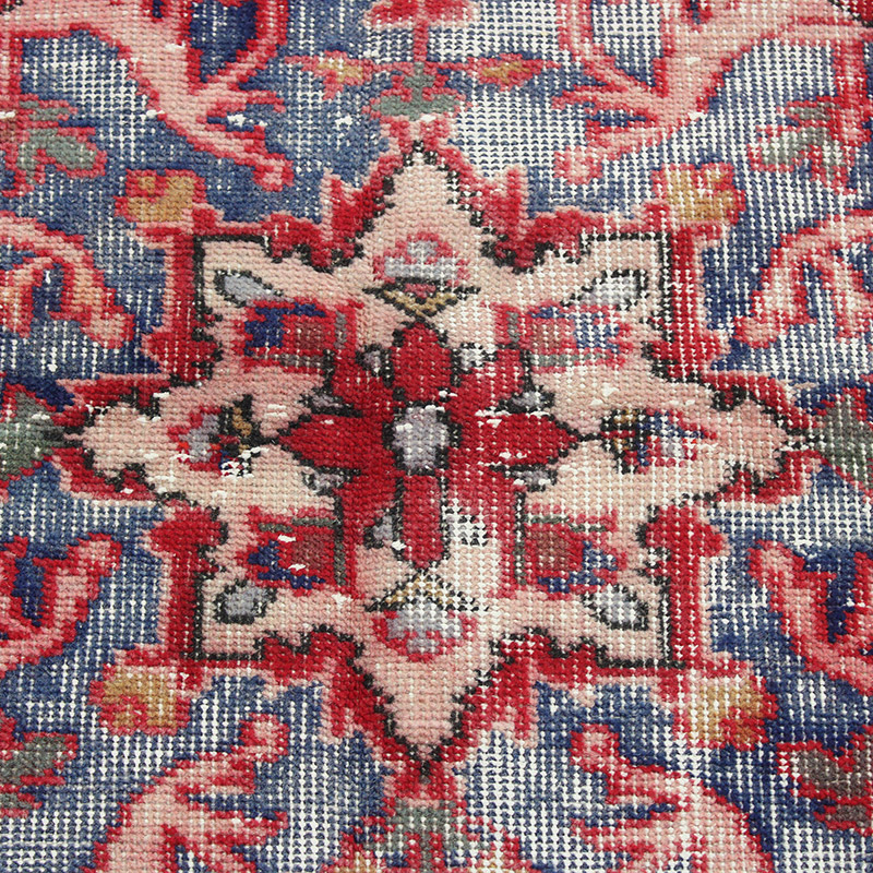 El Dokuma Vintage Halı - 127 cm x 226 cm - K0085632