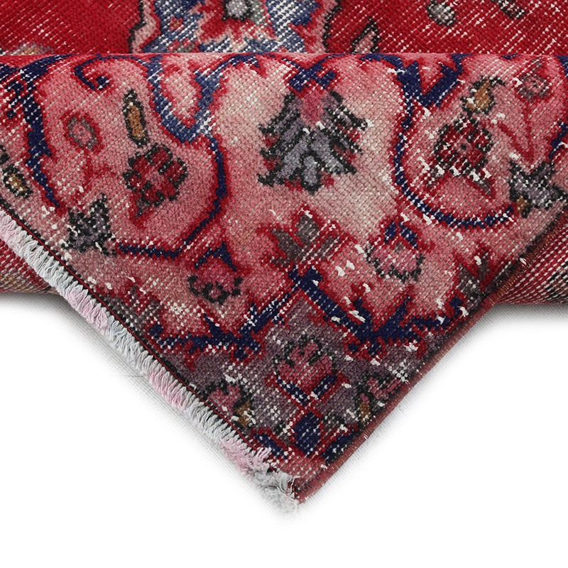 El Dokuma Vintage Halı - 127 cm x 226 cm - K0085632