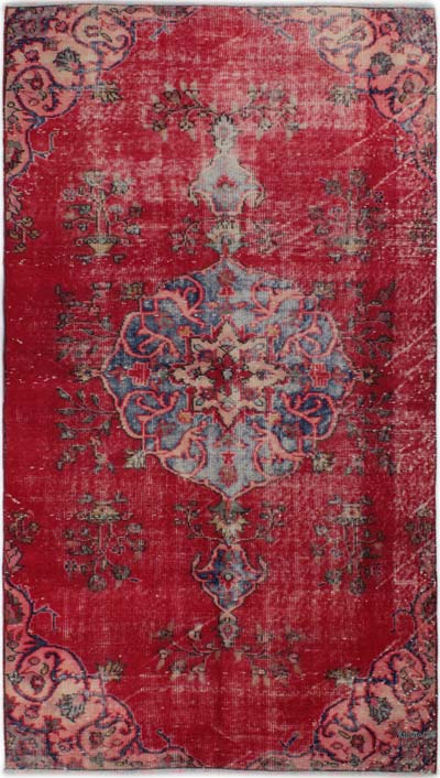 Vintage Turkish Hand-Knotted Rug - 4' 2" x 7' 5" (50" x 89")