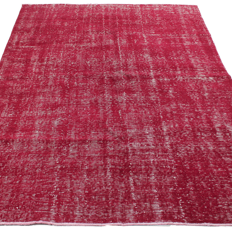 Boyalı El Dokuma Vintage Halı - K0085633