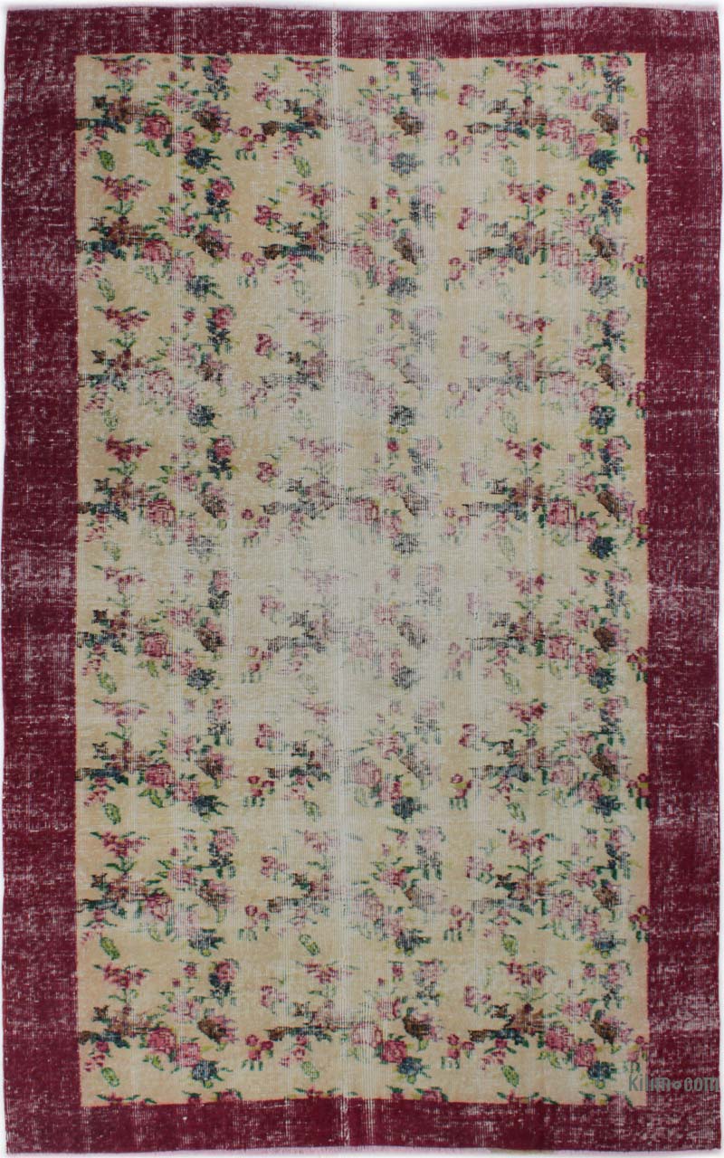 El Dokuma Vintage Halı - K0085634