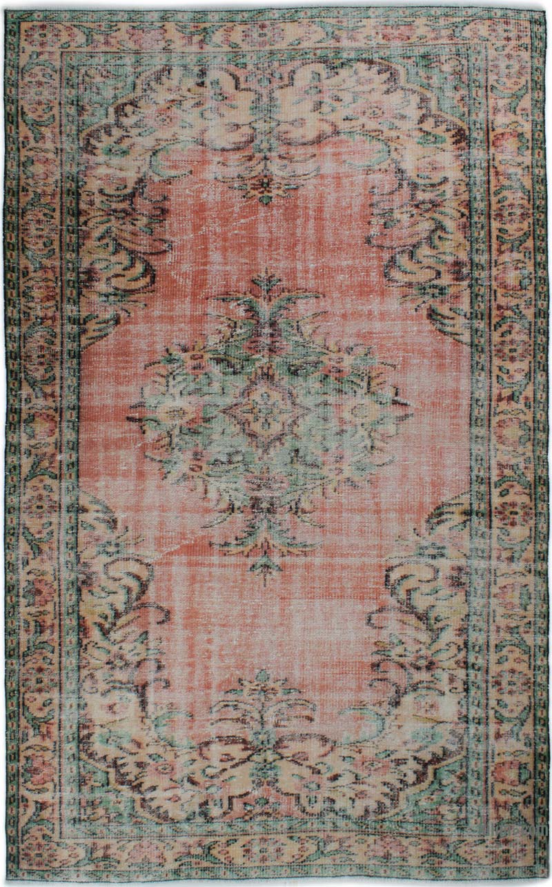 Vintage Turkish Hand-Knotted Rug - 5' 1" x 8' 4" (61" x 100") - K0085635