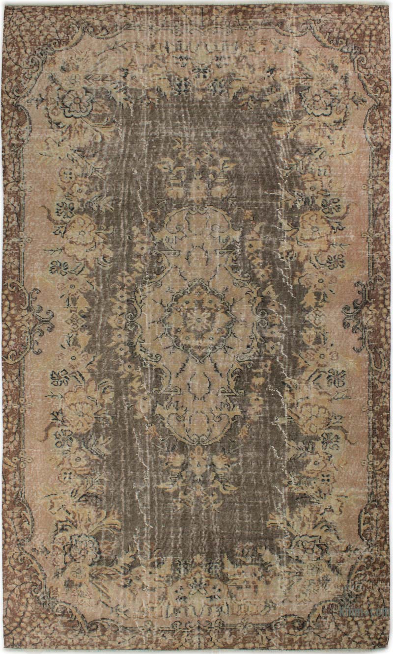 El Dokuma Vintage Halı - 162 cm x 276 cm - K0085636